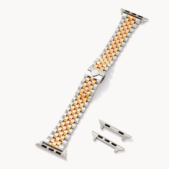 Kendra Scott Alex 5 Link Watch Band in Tri Tone Stainless Steel